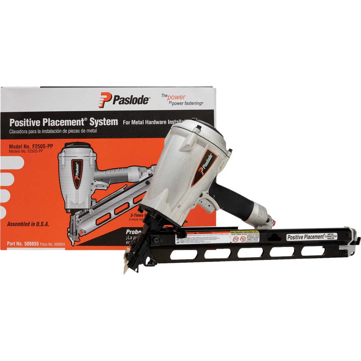 Paslode 2-1/2 In. Pneumatic Metal Connector Nailer Image 1