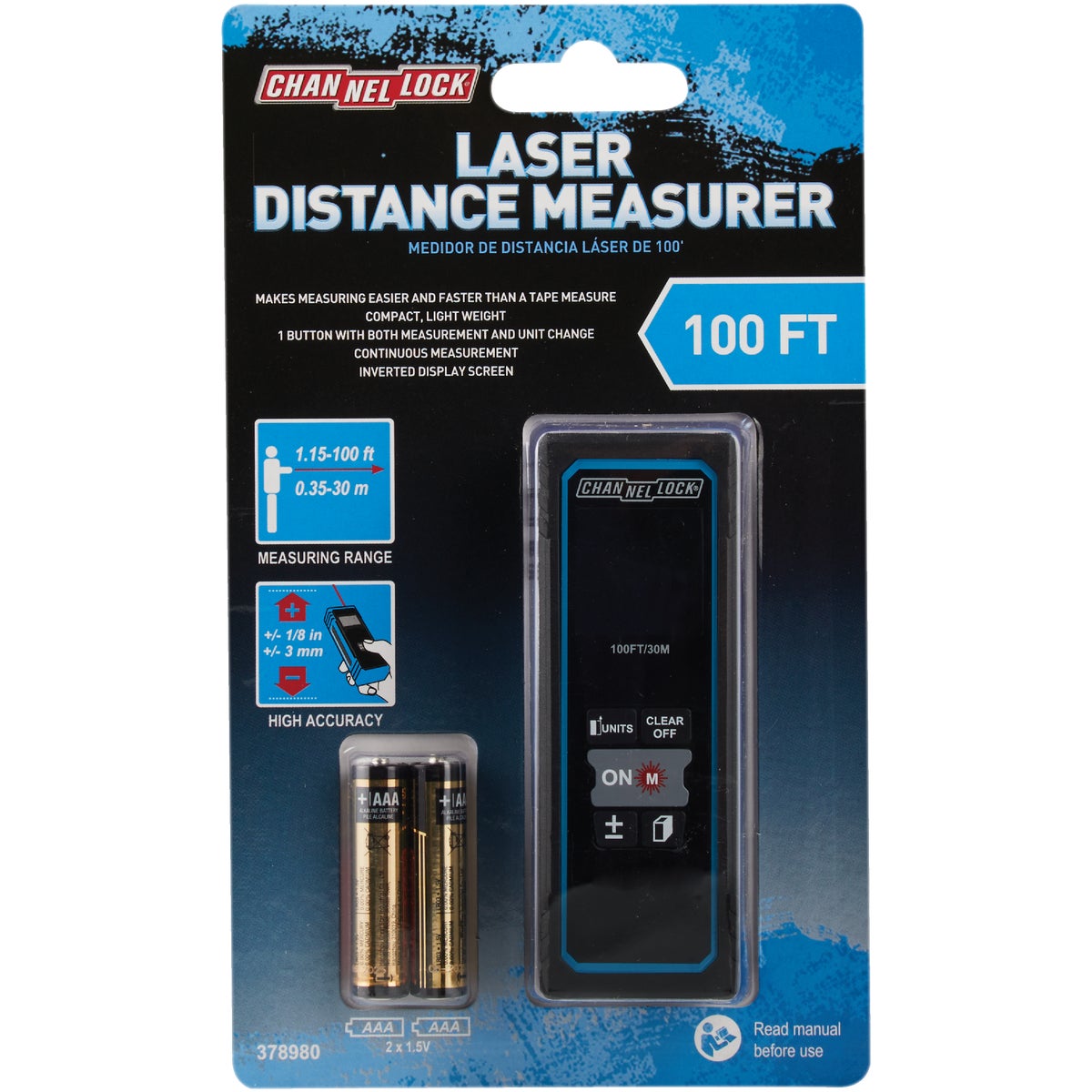 Channellock 100 Ft. Compact Laser Distance Measurer Image 2