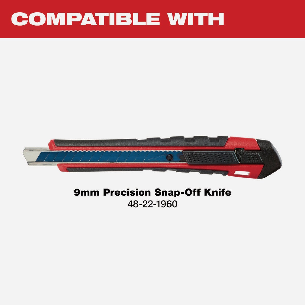 Milwaukee 9mm 13-Point Precision Snap-Off Knife Blade (10-Pack) Image 3