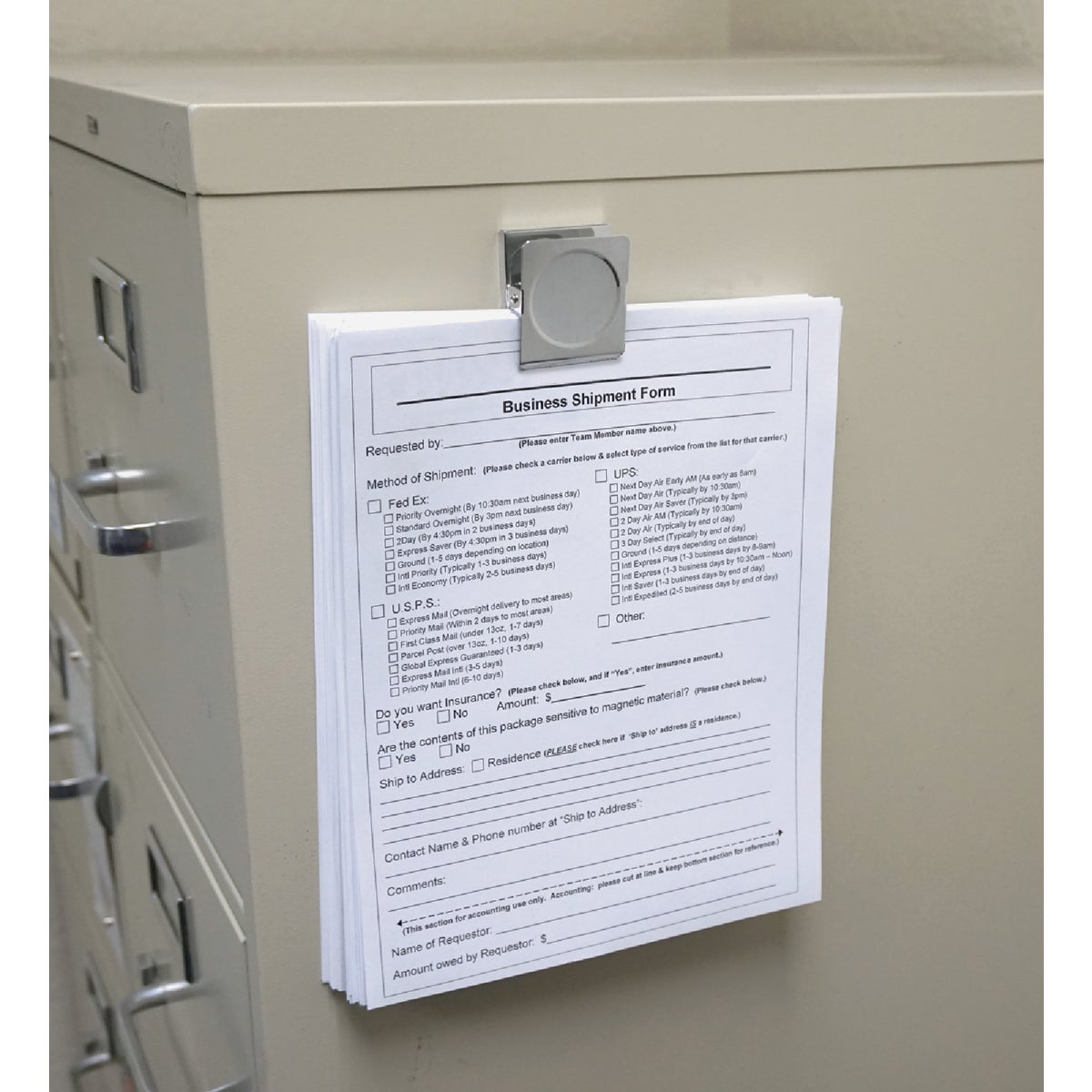 MagnetSource 9 Lb. Capacity Magnetic Metal Clips (2-Pack) Image 4