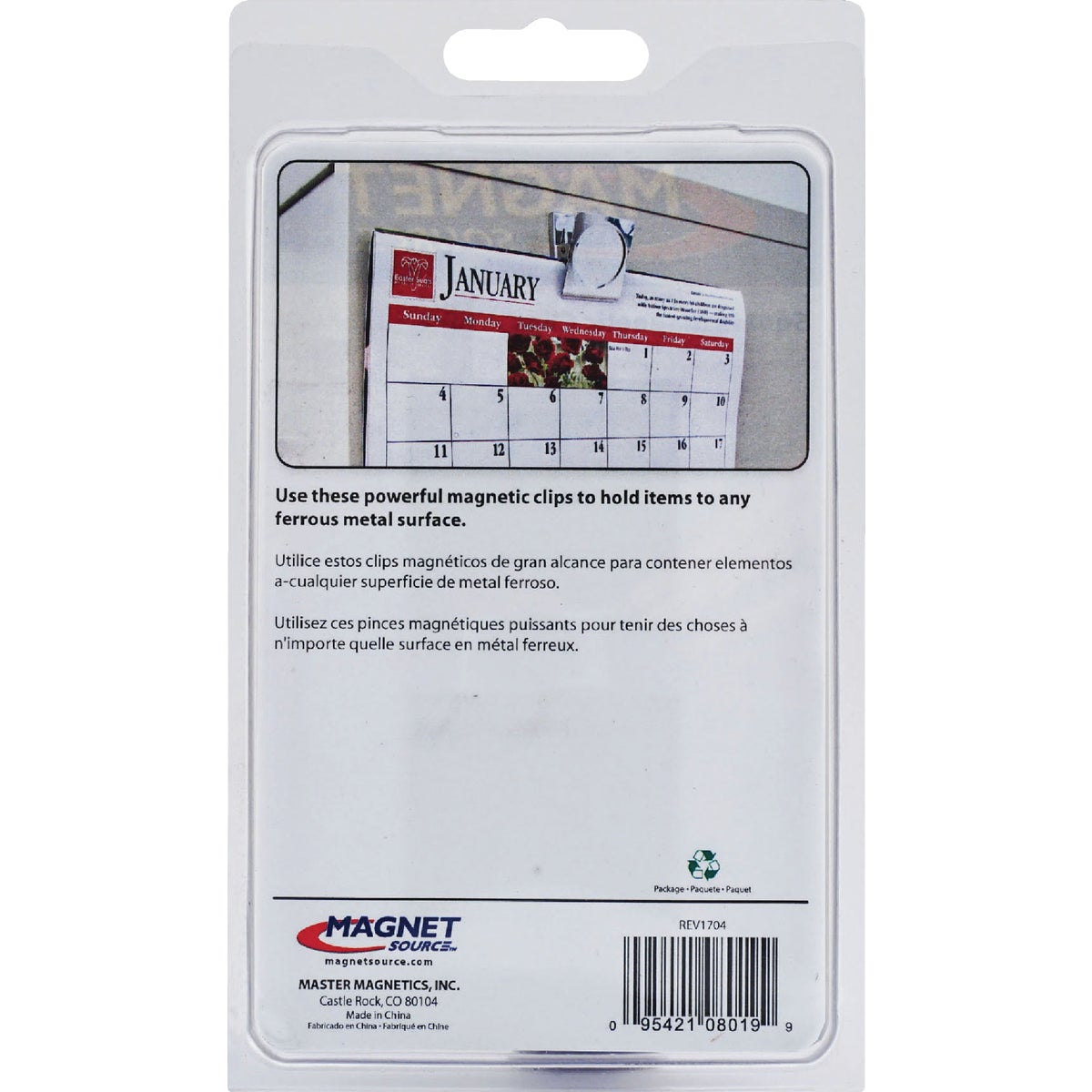MagnetSource 9 Lb. Capacity Magnetic Metal Clips (2-Pack) Image 7