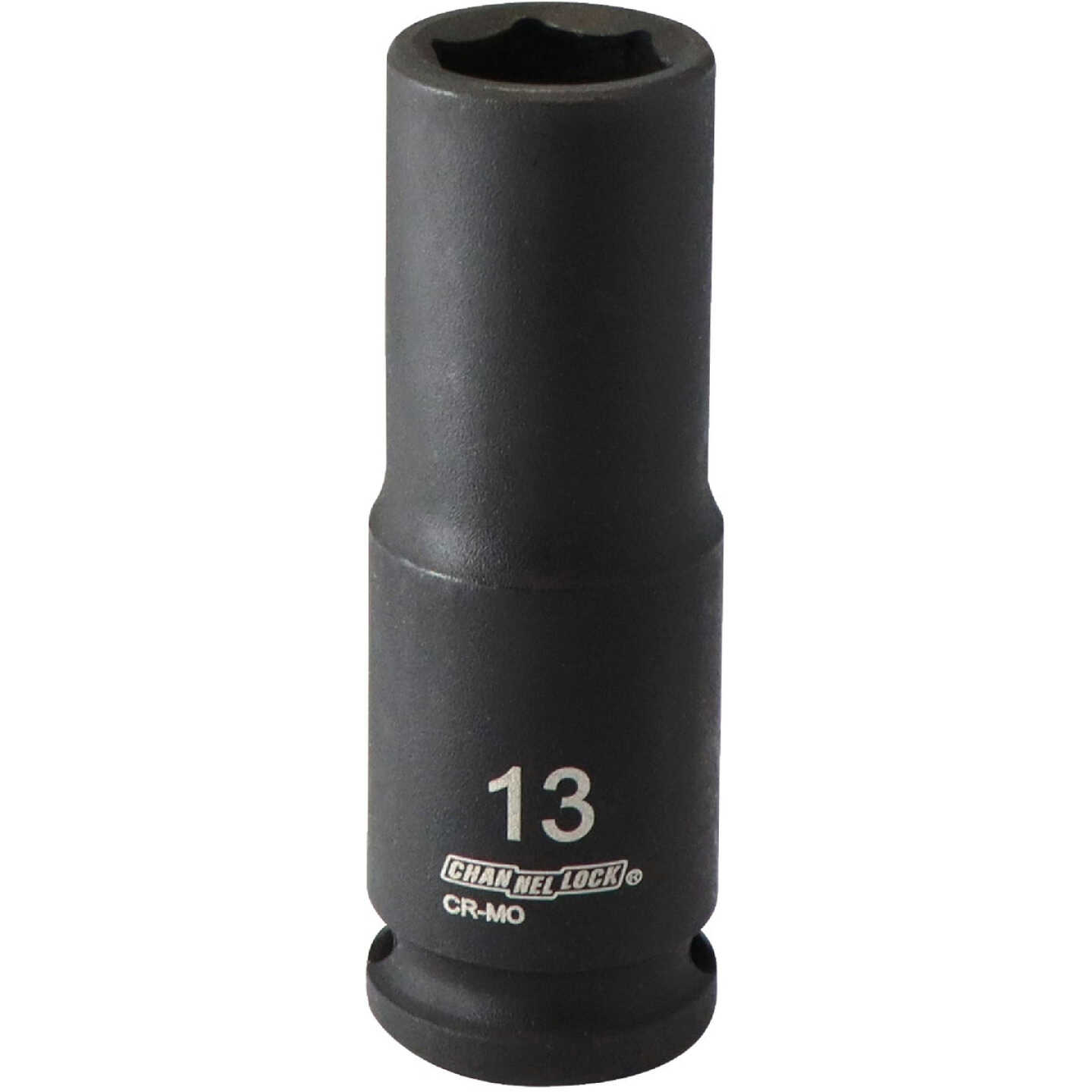 Channellock 3/8 In. Drive 13 mm 6-Point Deep Metric Impact Socket Image 1