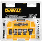 DEWALT Impact Ready 5-Piece Cleanable Magnetic Nutdriver Bit Set Image 1