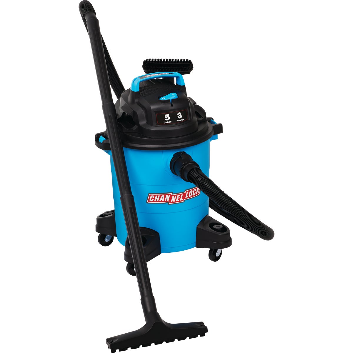 Channellock 5 Gal. 3.0-Peak HP Wet/Dry Vacuum Image 9