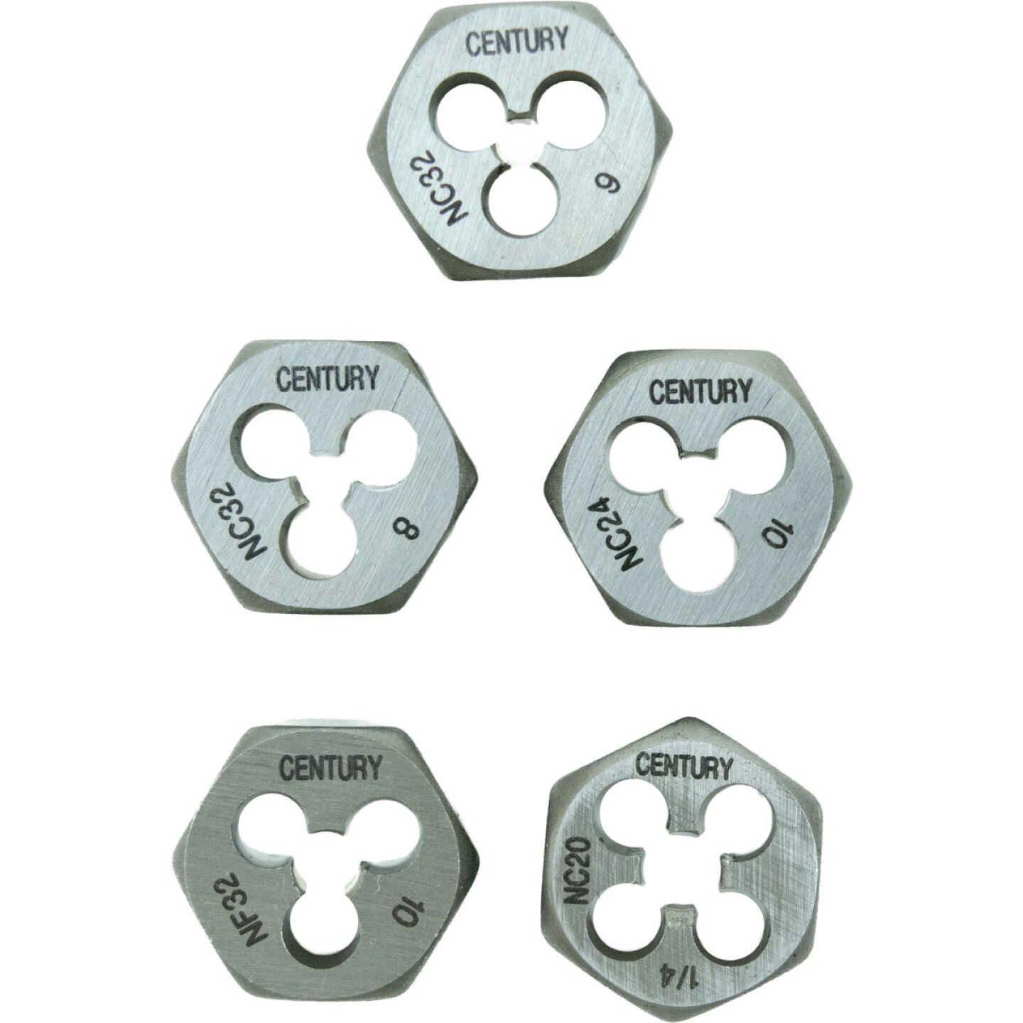 Century Drill & Tool Machine Screw & Fractional Tap & Die Set (12-Piece) Image 6
