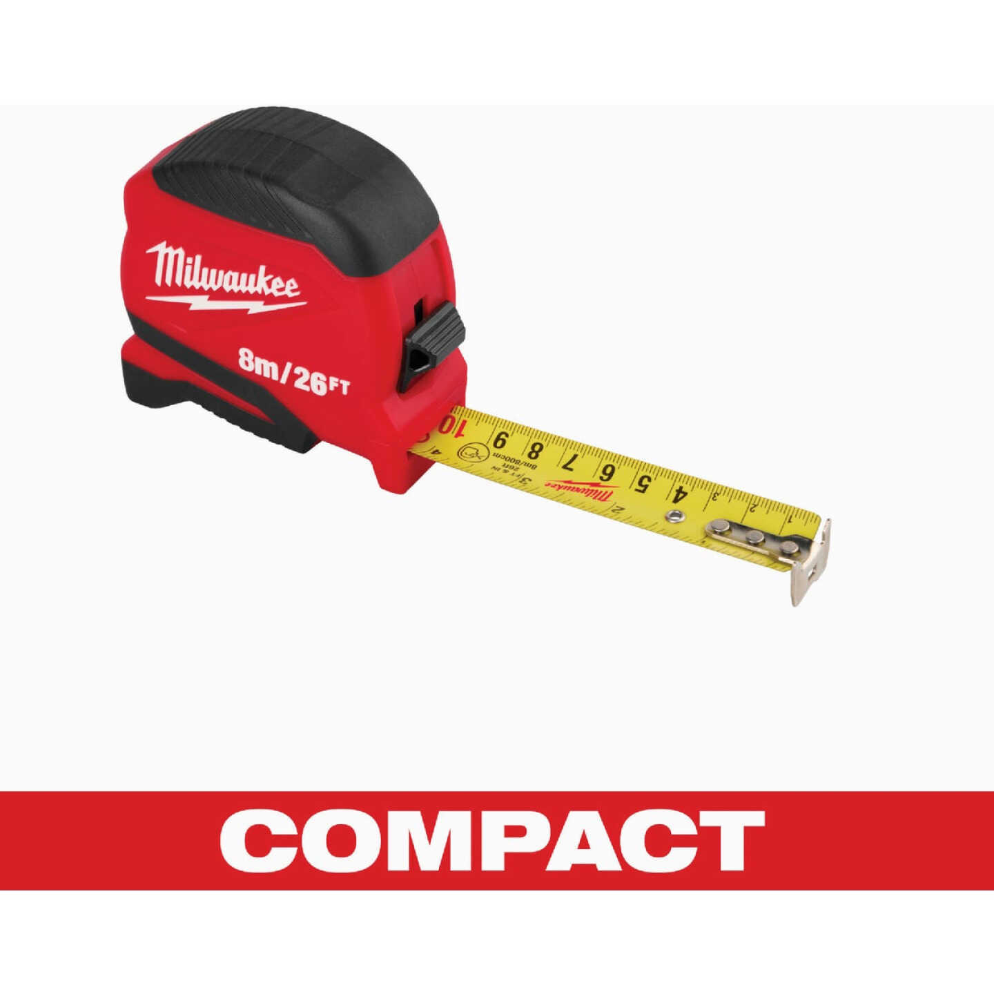 Milwaukee 26 Ft. Compact Tape Measure Image 1