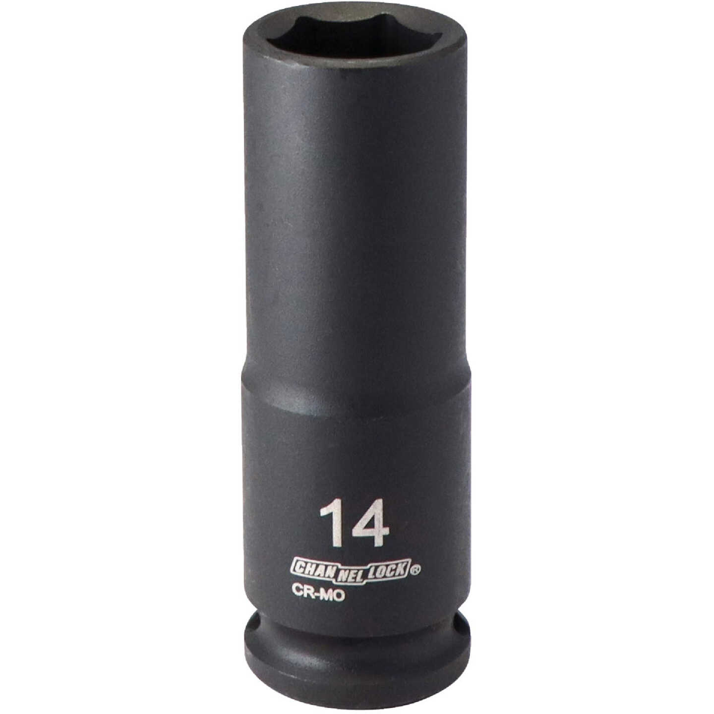Channellock 3/8 In. Drive 14 mm 6-Point Deep Metric Impact Socket Image 1