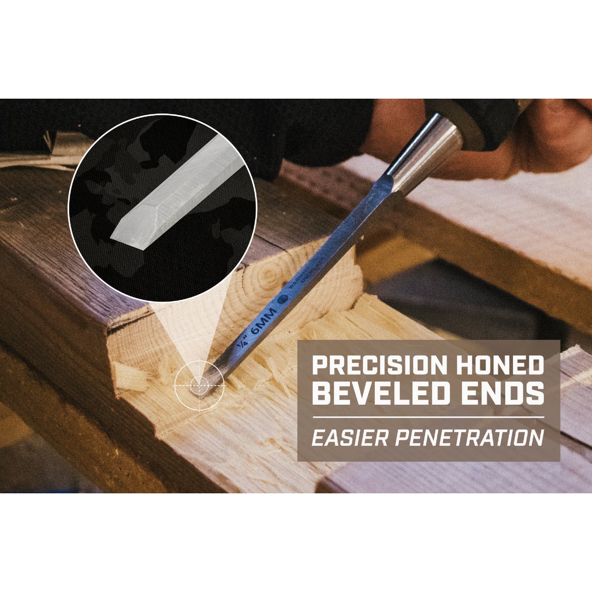 Spec Ops 1/4 In. Wood Chisel Image 6