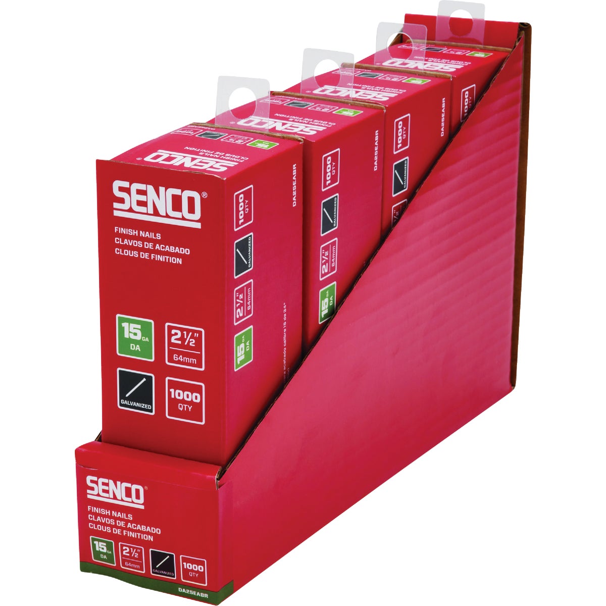 Senco 2-1/2 In. 15-Gauge Galvanized 34 Degree Angled Finish Nail (1000 Ct.) Image 3