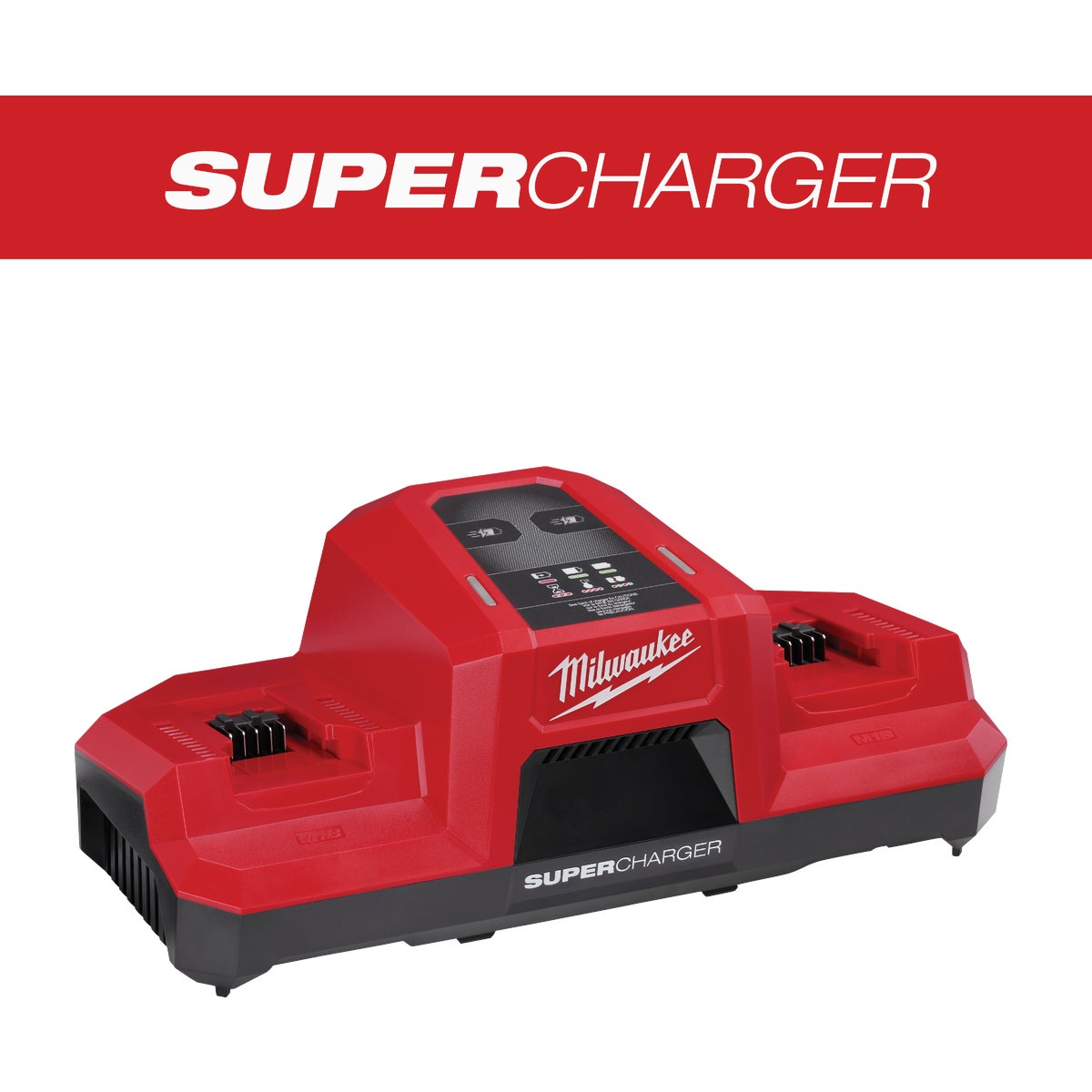 Milwaukee M18 18V Dual Bay Simultaneous Super Battery Charger