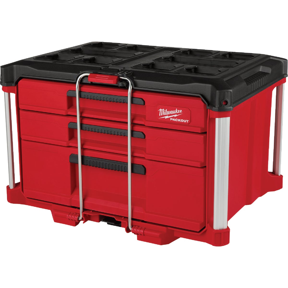 Milwaukee PACKOUT Multi-Depth 3-Drawer Tool Box, 50 Lb. Capacity Image 1