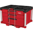 Milwaukee PACKOUT Multi-Depth 3-Drawer Tool Box, 50 Lb. Capacity Image 1