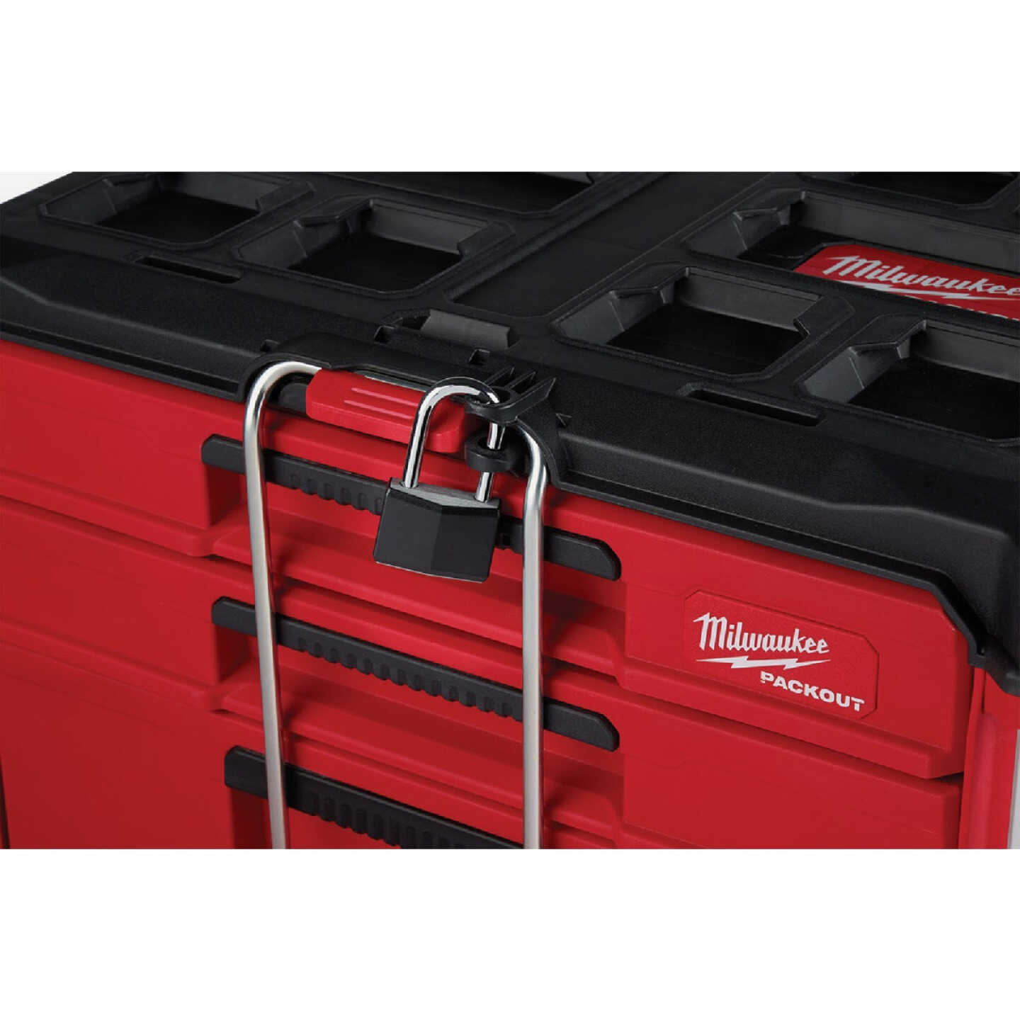 Milwaukee PACKOUT Multi-Depth 3-Drawer Tool Box, 50 Lb. Capacity Image 5