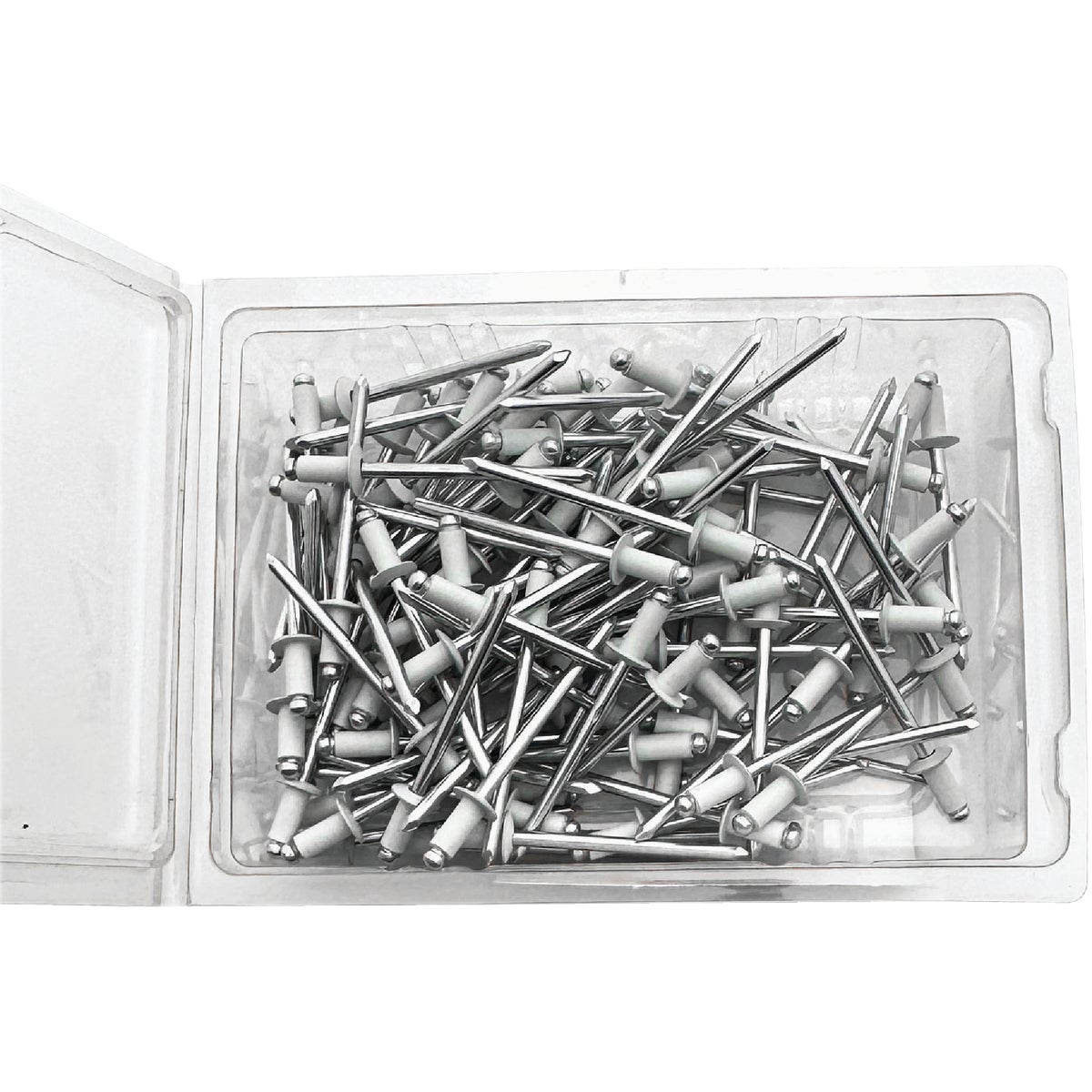 Channellock 1/8 In. Dia. x 1/8 In. Grip White Aluminum POP Rivet (100-Pack) Image 2