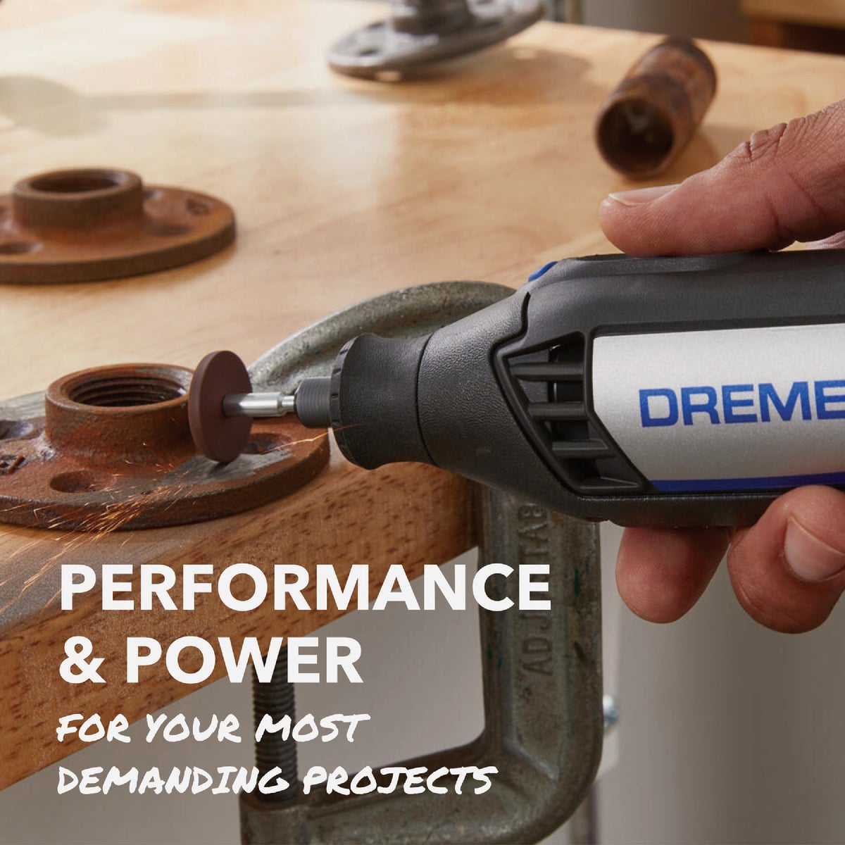 Dremel 4000 1.6-Amp Variable Speed Electric Rotary Tool Kit (32) Accessories & (2) Attachments Image 2