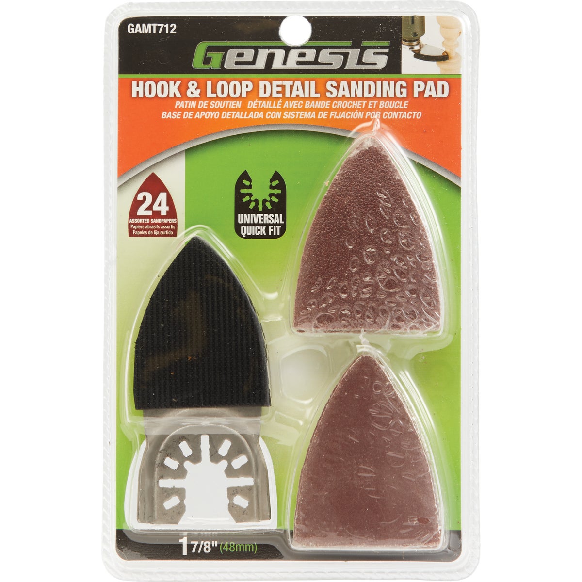 Genesis Sanding Pad Sanding Pad & Sanding Variety Pack (25-Piece) Image 2