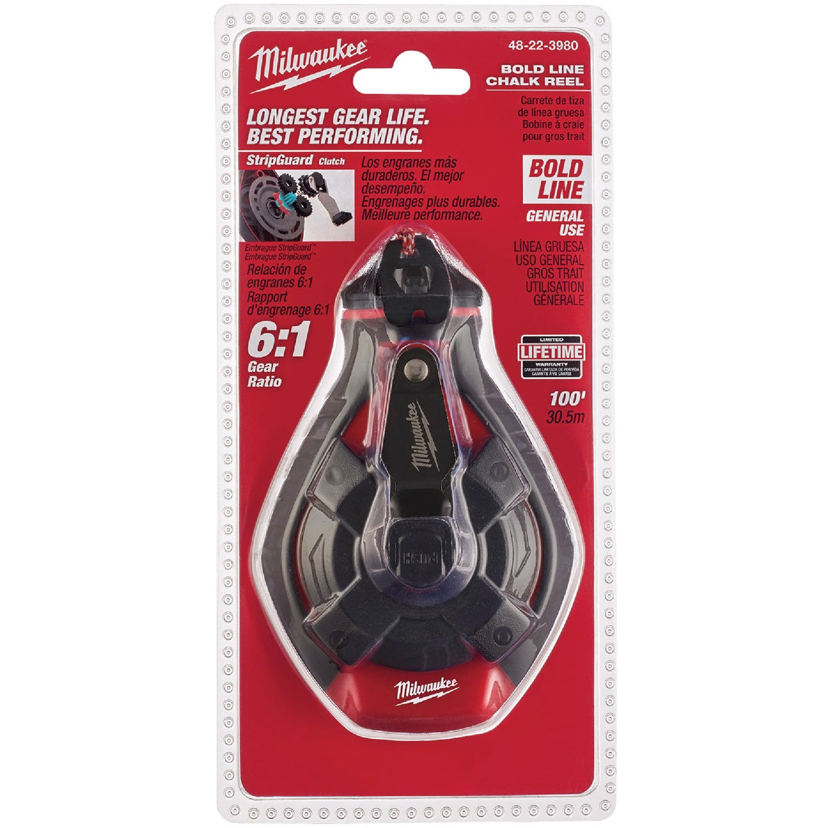Milwaukee 100 Ft. Bold Line Chalk Reel Image 4