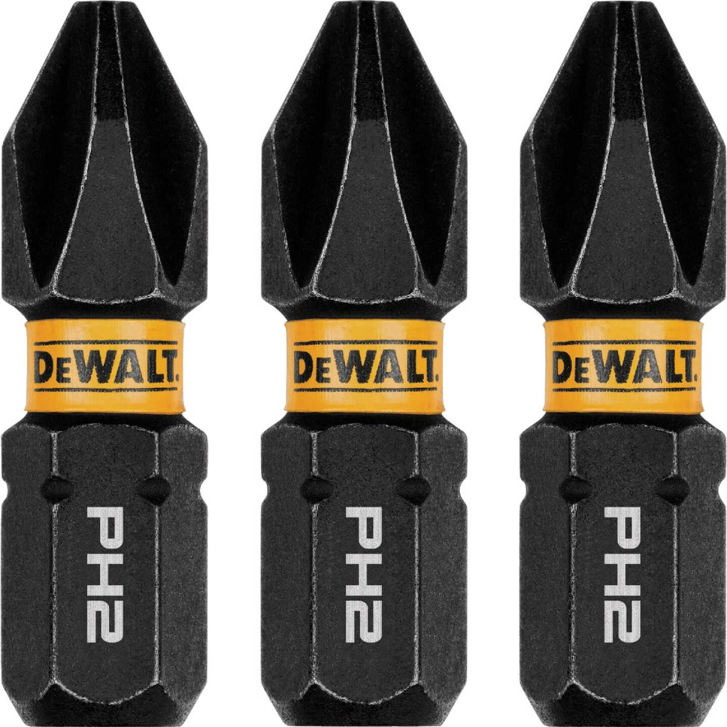 DEWALT FlexTorq 1 In. #2 Phillips Impact Screwdriver Bit (3-Pack) Image 1
