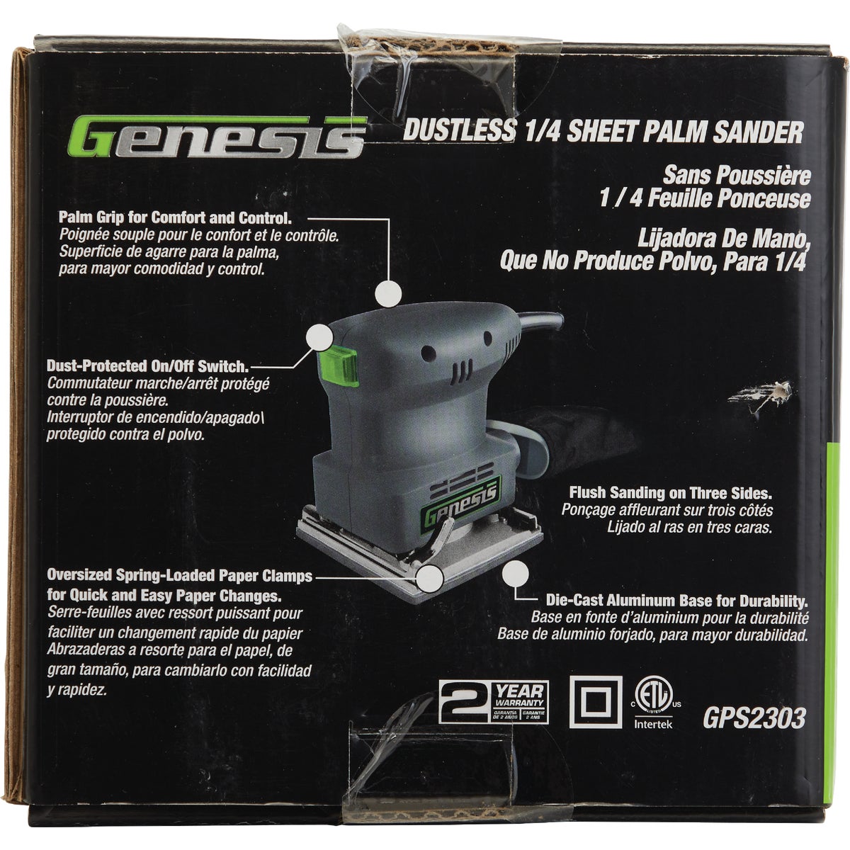 Genesis 1/4 Sheet Palm Sander Image 3