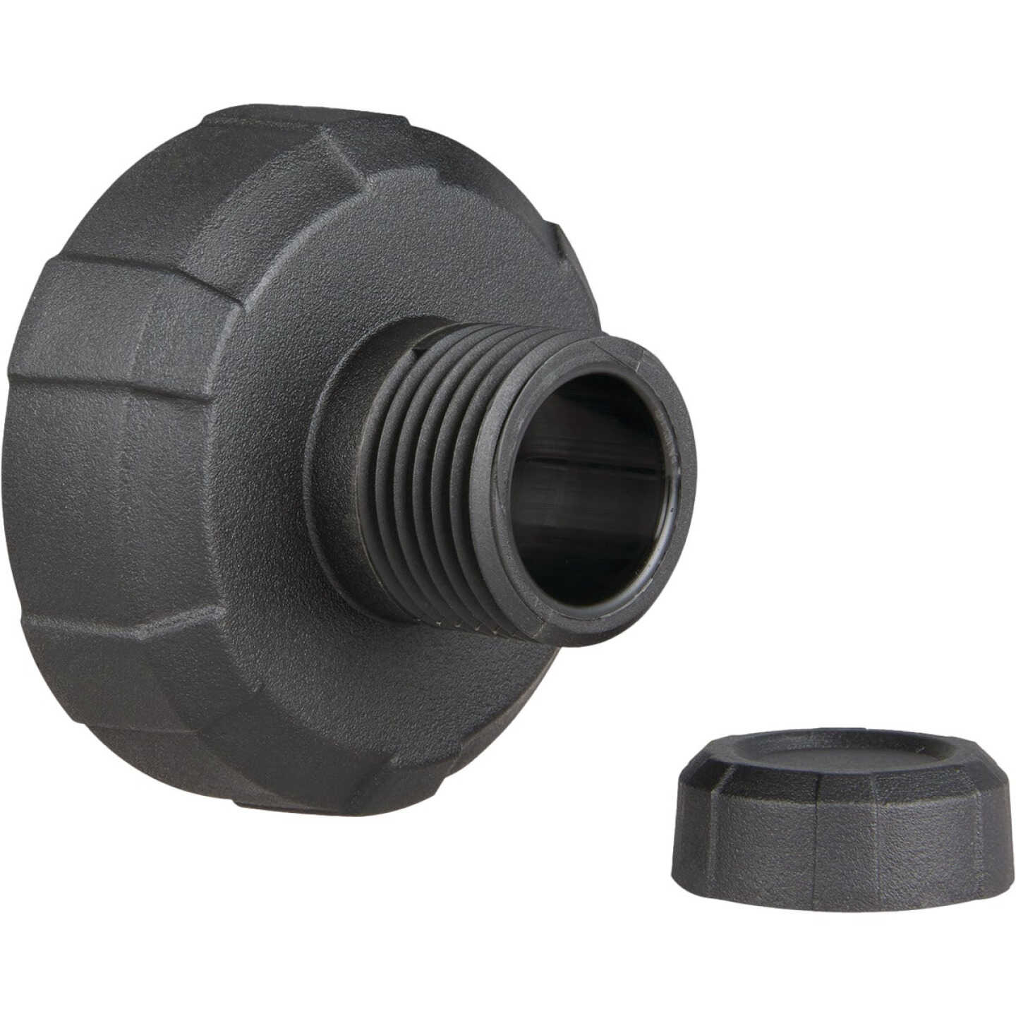 Milwaukee 5/8 In. Black Plastic Vacuum Drain Adapter Image 4