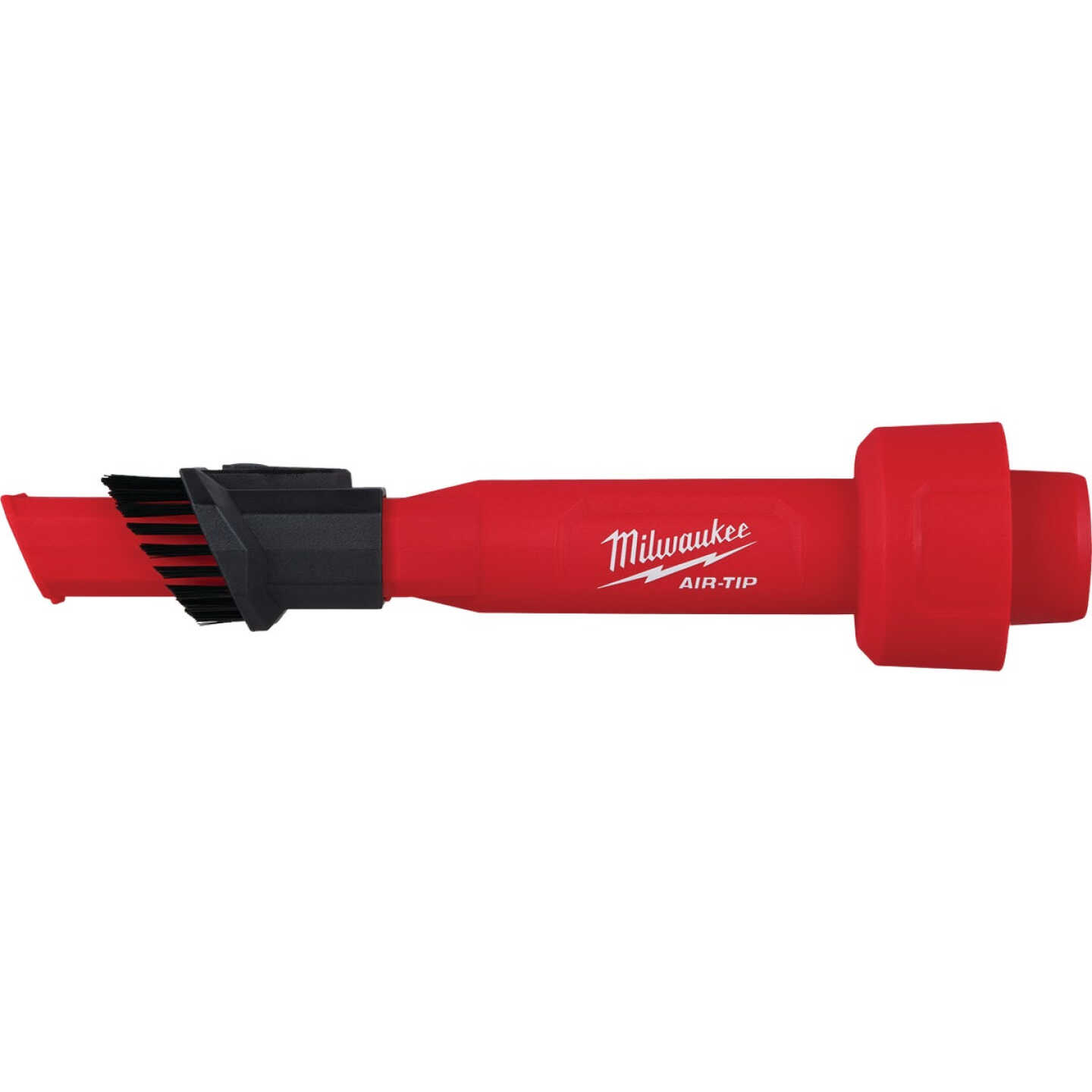 Milwaukee AIR-TIP 1-1/4 In. - 2-1/2 In. x 10-1/2 In. L 2-In-1 Plastic Utility Crevice Tool with Brush Image 1