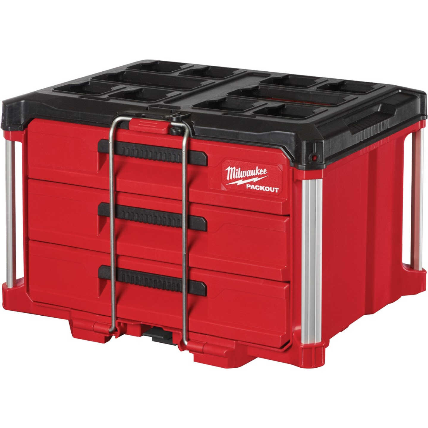 Milwaukee PACKOUT 3-Drawer Toolbox, 50 Lb. Capacity Image 1