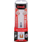 Freud 1/8 In. x 3/8 In. Double Flute Straight Router Bit Image 1