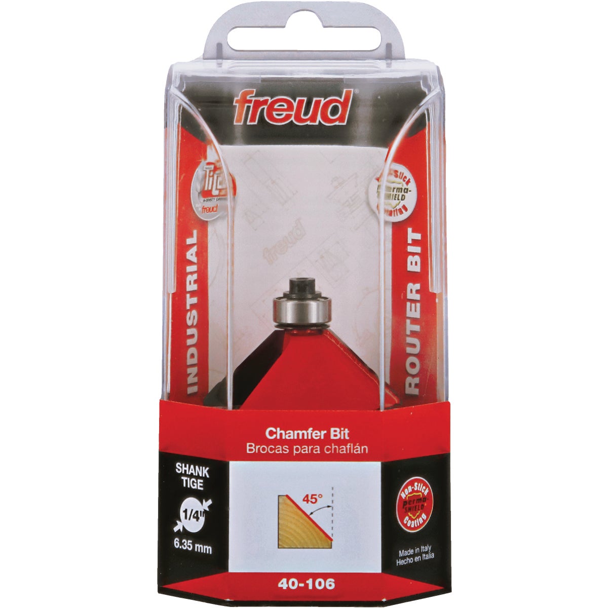 Freud 1-3/4 In. Chamfer Router Bit