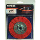 Dico Nyalox 4-1/2 In. Medium Orange Angle Grinder Wheel Brush Image 2