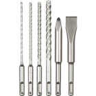 Milwaukee 6-Piece SDS Plus MX4 4-Cutter & Chisel Kit Image 1