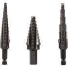 Irwin Unibit 3-Piece High-Speed Steel Step Drill Bit Set, #1 #2 #3 Image 1
