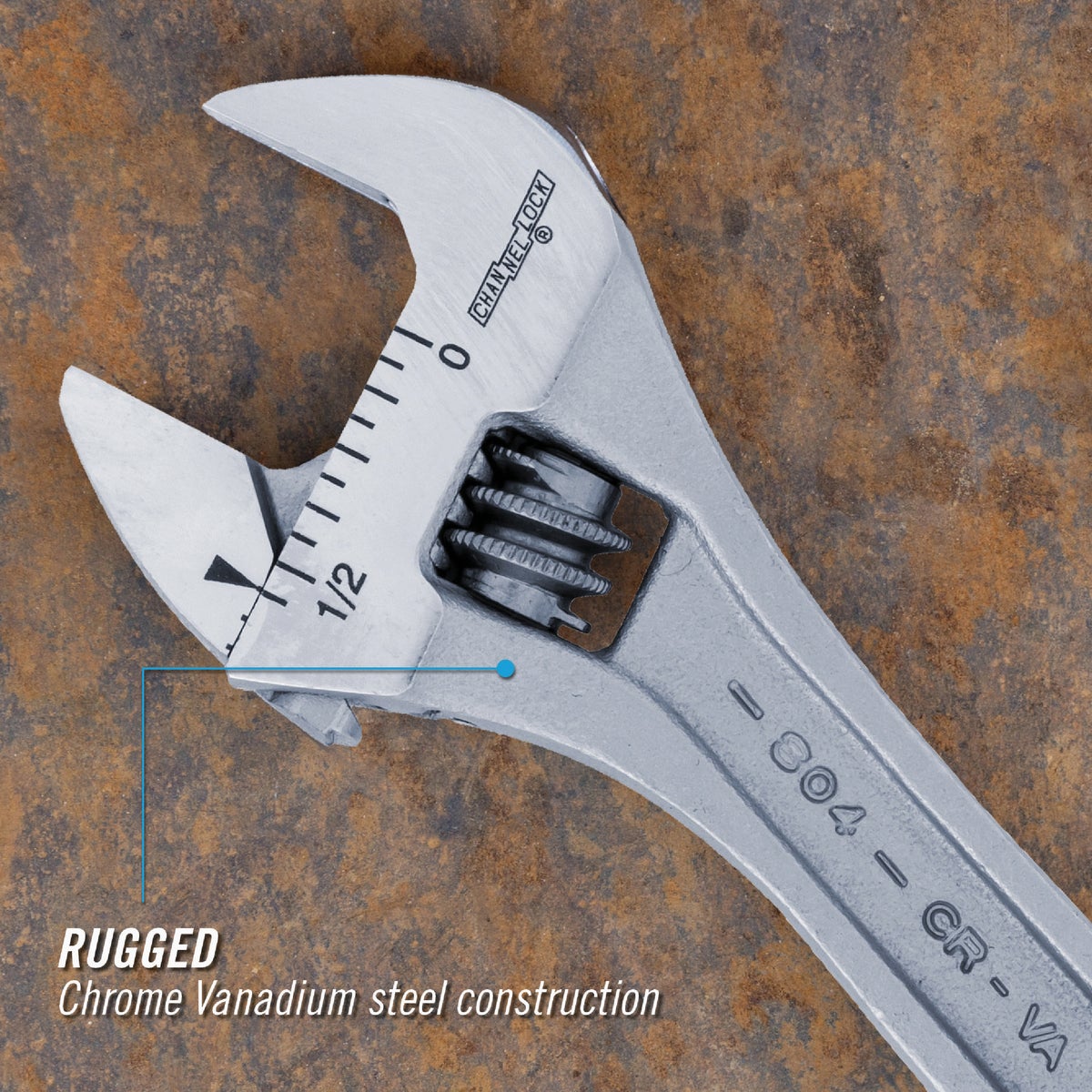 Channellock 4 In. Adjustable Wrench Image 5