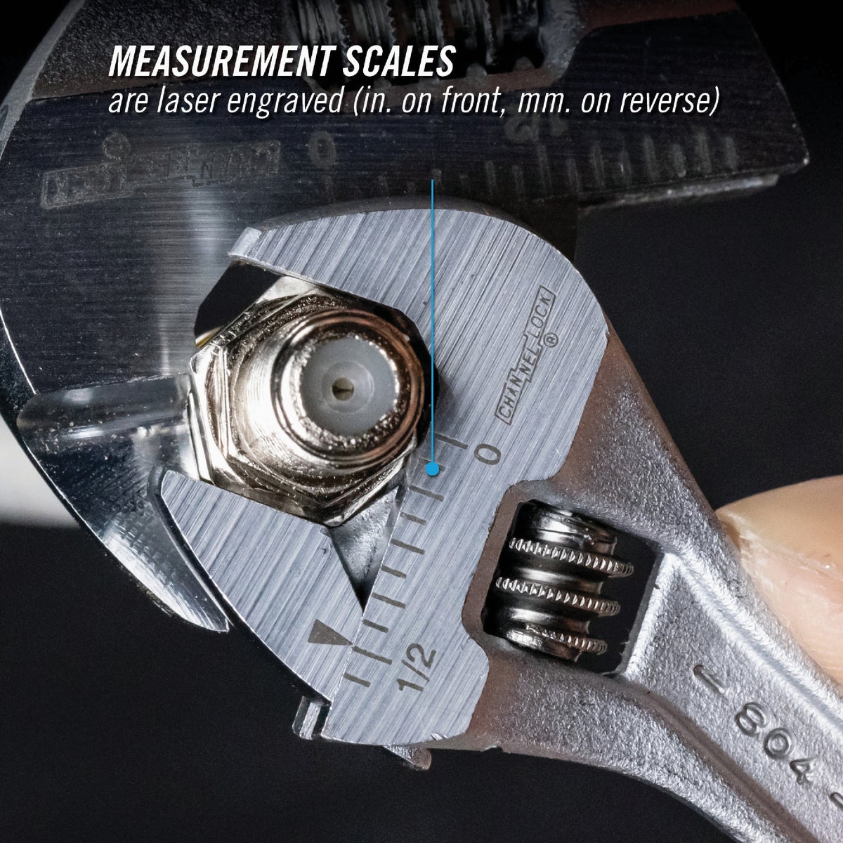 Channellock 4 In. Adjustable Wrench Image 2