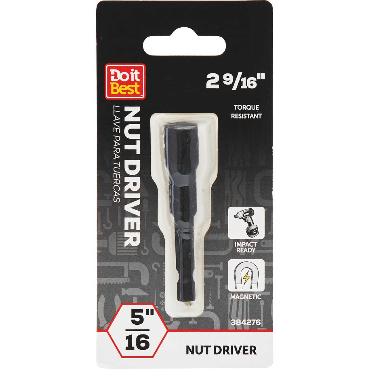 Do it Best 5/16 In. x 2-9/16 In. Magnetic Impact Nut Driver Image 1