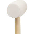 QEP 16 Oz. White Rubber Tile Tapping Mallet Image 4