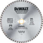 DEWALT High Performance 7 In. Turbo Rim Dry/Wet Cut Diamond Blade Image 1