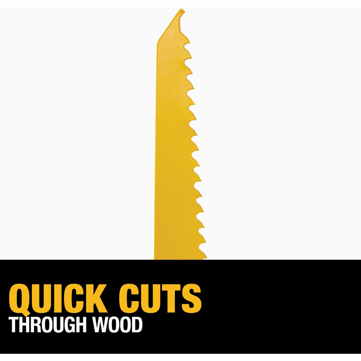 DEWALT 6 In. 6 TPI Taper Back Bi-Metal Reciprocating Saw Blade (5-Pack) Image 6