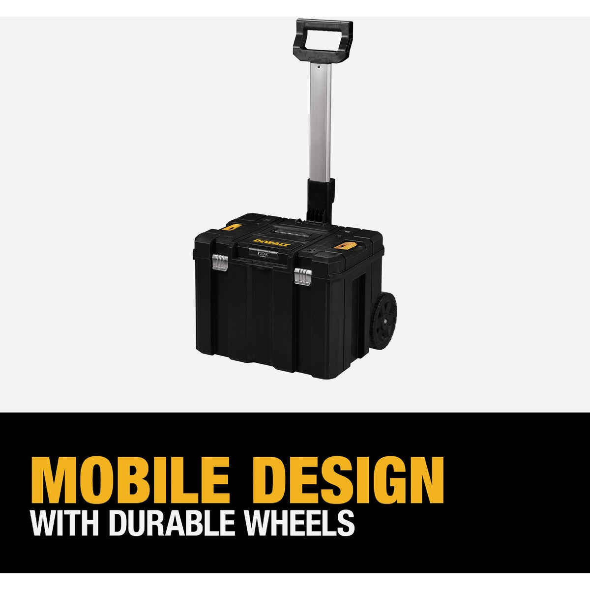DEWALT TSTAK Mobile Storage Deep Rolling Tool Box Image 3
