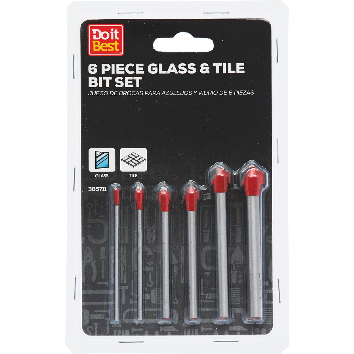 Do it Best Glass & Tile Bit Set (6-Piece)