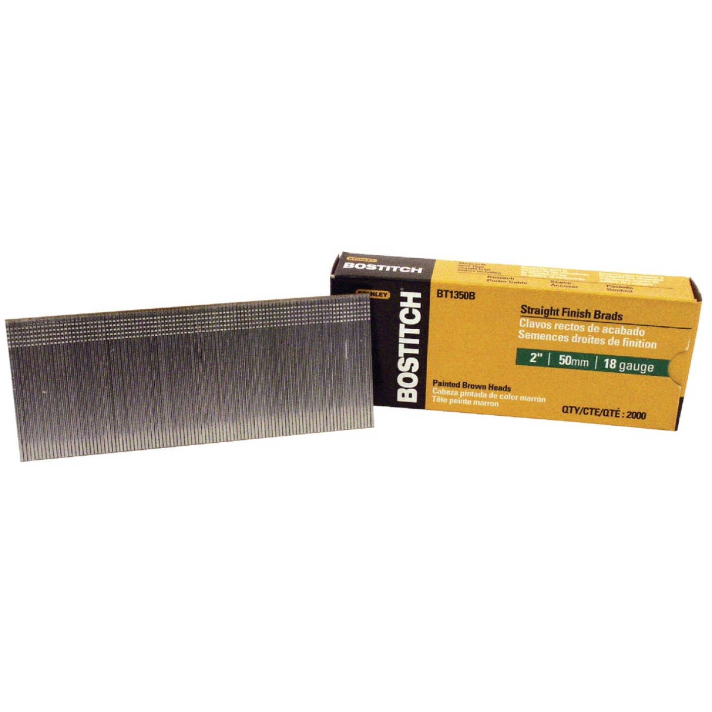 Bostitch 18-Gauge Coated Brad Nail, 2 In. (2000 Ct.) Image 1