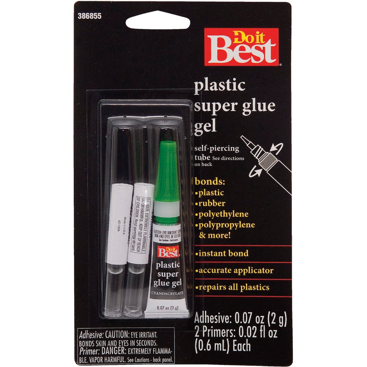 Do it Best Plastic Super Glue Image 2