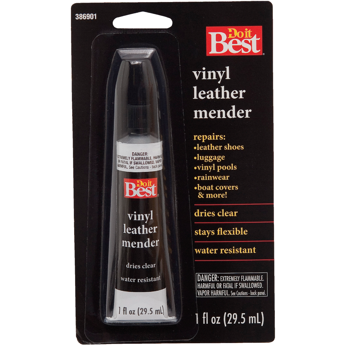 Do it Best 1 Oz. Clear Vinyl & Leather Mender Repair Adhesive Image 2