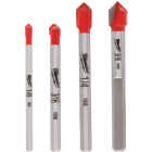 Milwaukee 4-Piece Glass and Tile Bit Set Image 1