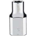 Milwaukee 3/8 In. Drive 6 mm 6-Point Shallow Metric Socket with FOUR FLAT Sides Image 1