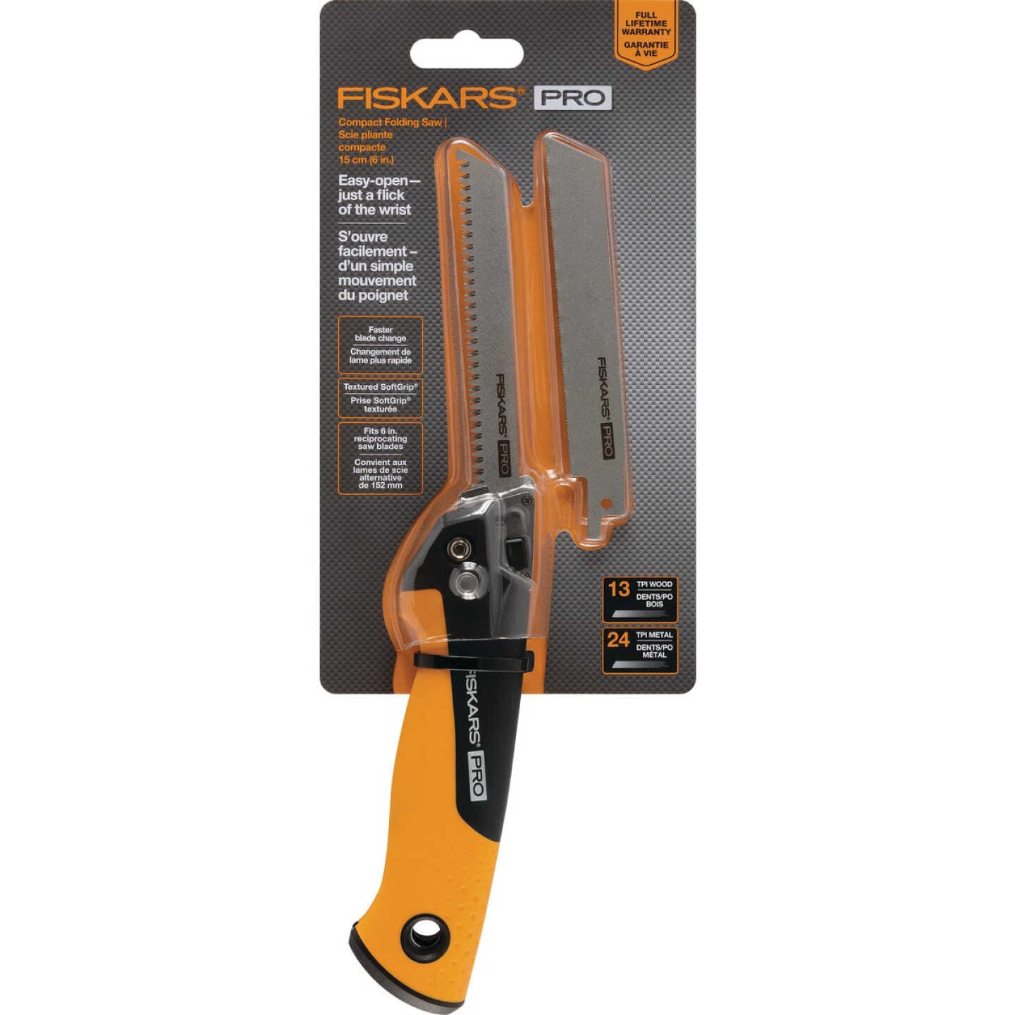 Fiskars Pro POWER TOOTH 6 In. Folding Compact Pocket Saw Image 2