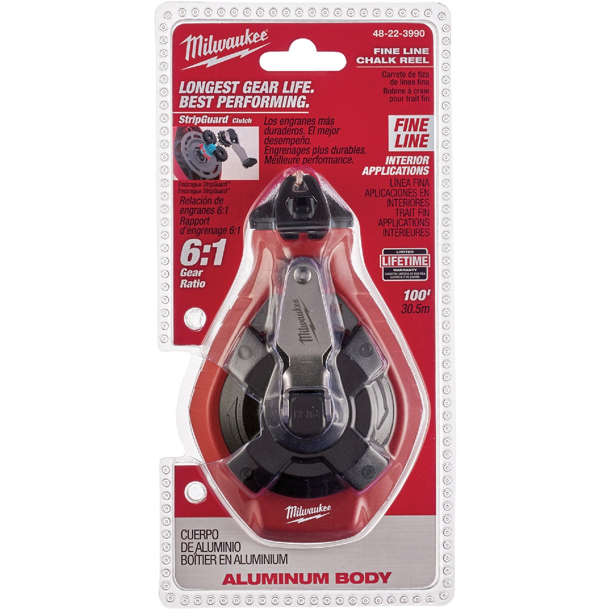 Milwaukee 100 Ft. Fine Line Chalk Reel Image 4