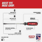 Milwaukee 3/8 In. x 8 In. Slotted Screwdriver with Cushion Grip Image 3