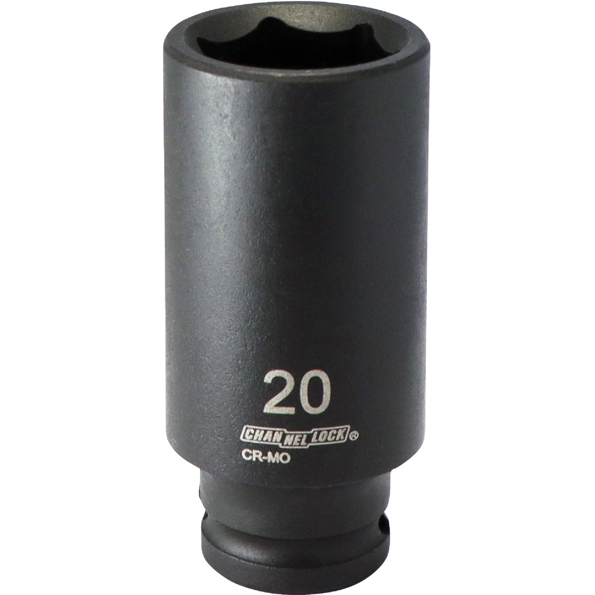 Channellock 3/8 In. Drive 20 mm 6-Point Deep Metric Impact Socket Image 1