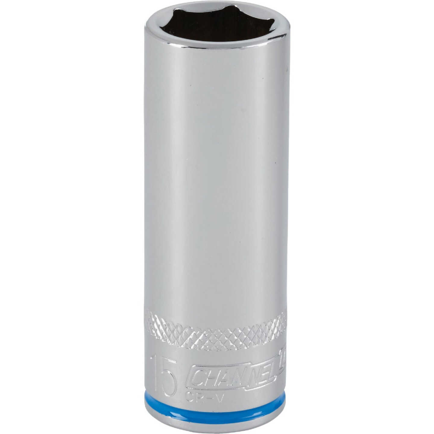 Channellock 3/8 In. Drive 15 mm 6-Point Deep Metric Socket Image 1