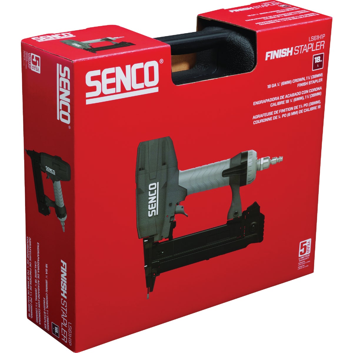 Senco 18-Gauge 1/4 In. Crown 1-1/2 In. Finish Stapler Image 2
